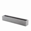 Rectangle Windowsill Planters Tray Grey Concrete Flower Herb Planters for Outdoor Indoor Plants, Boxes Planters for Patio Garden Porch Yard Home Decoration by Gutmann - Design.