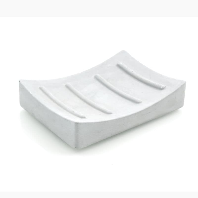 Unique Stylish Soap Dish Tray Dispenser in puristic grey made of Concrete by Gutmann - Design