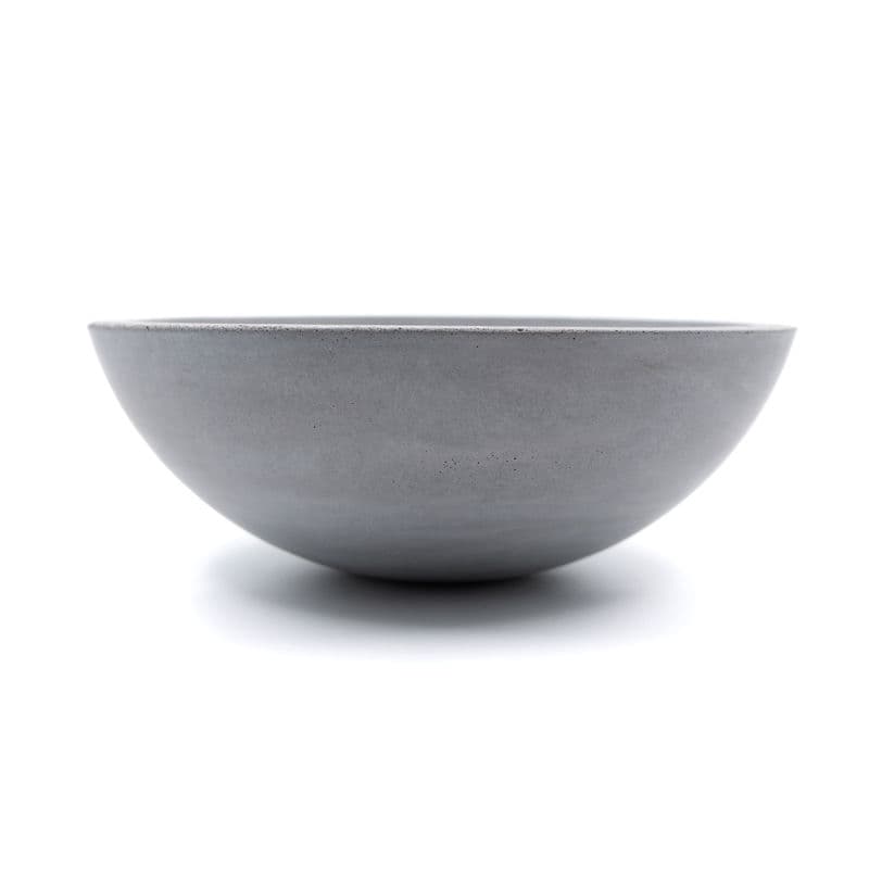 Luxury Decorative Bowl made of grey concrete handmade in Germany.