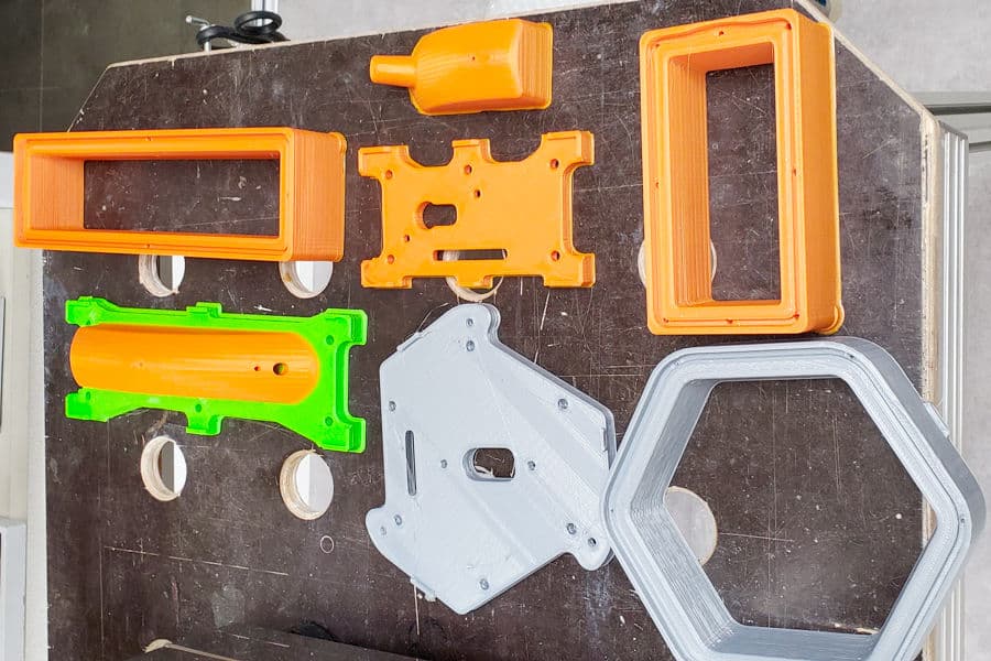 Hier siehst Du 3D Druck Prototypen für die Betonmanufaktur Gutmann - Design.