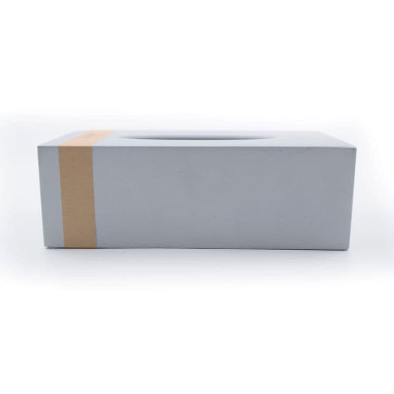 Design Tissue Box made of grey Concrete handmade in Germany.