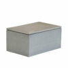 Baby Feuchttücherbox hergestellt aus grauem Beton.