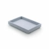 Bathroom Organizers and Storage, Stackable grey concrete square, Size M