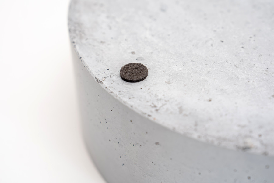 Tolle Pflanzschale Beton mit Schutz für Deine Möbel.